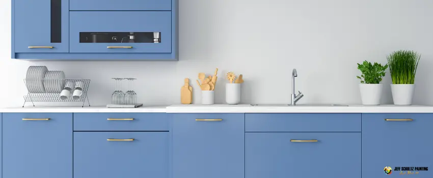 JSP-Blue kitchen cabinets