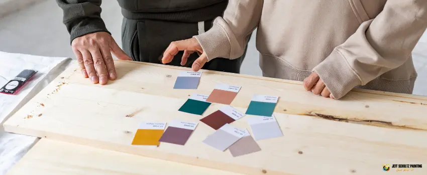 JSP-Two People Choosing Paint Swatches
