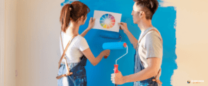 JSP-couple painting wall